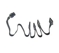 ZAHARA Câble d'alimentation modulaire PCIE 6Pin 1 mâle à 4 SATA pour C orsair RM850 RM1000 PCIE 6Pin 1 mâle à 4