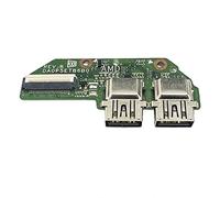 ZAHARA Carte à Double Port USB avec Bouton d'alimentation pour HP 15-EF 15-DY 15S-EQ 15S-FQ 15-EQ 15-FQ 15-DY2152WM 15-DY1973CL 15-DY0013DX 15-DY1043DX 15-DY2046MS DD00P5TB6D0 DA0P5DTB8B0 L63580-001