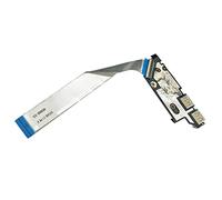 ZAHARA Carte IO Jack Audio Lecteur Tactile SD Board avec câble pour Lenovo ideapad S340-15API 81NC S340-15API 81QG 5C50S24929 LS-H131P