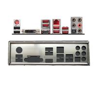 ZAHARA Carte mère Backplate I/O IO Shield Remplacement pour MSI X470 Gaming PRO/X470 Gaming Plus