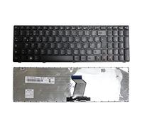 ZAHARA Clavier Allemand DE, Clavier DE remplaçable Noir sans rétroéclairage pour Lenovo IdeaPad G580 G580A G585 G585A Z580 V580Series 25201829 PK130N23A19