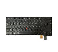 ZAHARA Clavier Allemand rétroéclairé, Noir Clavier remplaçable Devon GR pour Lenovo ThinkPad T470P T460P T460s