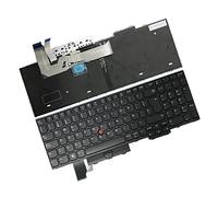 ZAHARA Clavier Espagnol, Clavier rétroéclairé SP Noir remplaçable pour Lenovo Thinkpad E580(Type 20CD 28CD 2KCD 2MCD), E585 L580 T590 E590 L590 Series P52 P72 P53 P73 8510007200A SN5396BL
