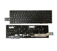 Zahara Clavier Espagnol rétro-éclairé, ES Clavier Espagnol remplaçable pour Dell A-lienware m17 m15 Series 0YD1G4