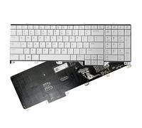 ZAHARA Clavier RVB pour ordinateur portable avec rétroéclairage pour Dell Alienware Area 51M R1 AWAR51M-7350WHT 07FJHC / Alienware 17 R5 062W10 62W10 PK132F11B00 NSK-EYBBC