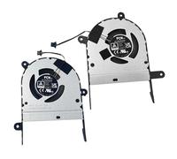 ZAHARA CPU + GPU Ventilateur Fan pour ASUS Zenbook Flip 15 Q539ZD UP6502ZD FNN0 FNN1 DFS5H224046667 13NB0W30T03011 13N1-E9M0401 DFS5H223145657 13NB0W30T02011 13N1-E9M0301 5V CPU GPU Cooling Fan(2PCS)
