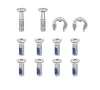 ZAHARA Kit de Vis boîtier inférieur pour DELL Pro 15 Essential PV15250 | P112F013/P112F014 PV15255 P112F009 Lower Bottom Base Cover Case Screws