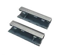 ZAHARA L&R Cache charnière gauche et droite pour écran LCD Dell Inspiron 3510 3511 3515 3520 3521 3525 0HNFH 0TR1XD (couvercle à charnière LCD argenté)
