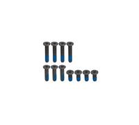 Zahara Lot de 11 vis noires de remplacement pour Asus ProArt P16 H7606 H7606WI H7606WU H7606WP H7606WP-P16.R95070 H7606WM H7606WV H7606WV-P16.R370406WV 0