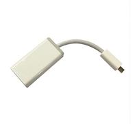 ZAHARA NC.23811.008 140100QE0PB Micro HDMI to VGA Adaptateur Câble de Conversion Blanc pour Acer Aspire S7 ICONIA G2X3n57