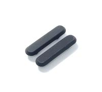 ZAHARA Pieds antidérapants boîtier de PC pour Lenovo ThinkPad E14 Gen 7 | Set de 2 patins courts métal noirs pour ThinkPad E14 Gen 7.Dim:1.6x0.4x0.1 cm.Conception précise pour votre châssis.