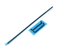 ZAHARA Rubber Foot Strips Pied en Caoutchouc Remplacement pour Dell Alien-Ware 18 Area-51 AA18250 JDP80 Rubber Feet Noir(Long:34.5 * 0.5 * 0.3 Court:7.9 * 1.5 * 0.3)