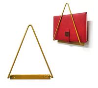 ZAHD 1 pièce Porte-revues mural multifonction en métal Chevalet Support Presentoir Porte Assiette petit porte magazine mural en métal Étagère à magazines en métal doré pour une organisation esthétique