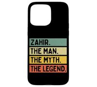 Zahir The Man The Myth The Legend Citation personnalisée Amusante Coque pour iPhone 15 Pro Max