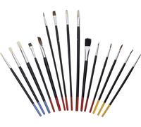 ZAHN Pinsel Pinceau artistique E10710-19 Poils fins 15 pièces
