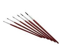 Pinceau modélisme ZAHN Pinsel E10710-02 Poils fins 6 pièces