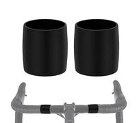 Zahoken Anneaux En Silicone Pour Guidon | Boucle Silicone Élastique 2 Pièces | Bague fixation pour guidon vélo | Pour Vélo Urbain Vélotaf Randonnée Cyclisme Vtt Balade Et Loisir