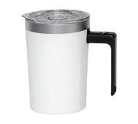 Zahoken Bouteille d'eau rechargeable avec mélangeur automatique, 400 ml avec couvercle à affichage de la température, tasse à café magnétique automatique | pour salle de sport, fitness, cuisine