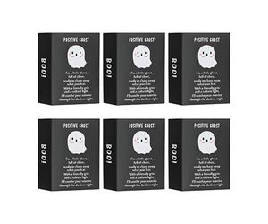 Zahoken Figurines Fantômes Miniatures - Décorations De Fantôme Miniatures Lumineuses pour Halloween avec Boîte - Décorations Luminescentes en Résine pour Maison Jardin Intérieur Extérieur