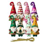 Zahoken Gnomes de Saison pour l'Automne | Ornements En Bois 8 Pièces De Charme - Décorations De Gnome De Noël - Pour Les Célébrations De Fête Et Du Nouvel An En Intérieur Pour Les Branches, Les Et Les