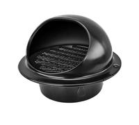 Zahoken Grille d'aération | 100/150 mm - Grille d'aération de soffite avec moustiquaire en maille | Pièces de rechange pour salon, chambre à coucher, cuisine, salle de bain, garage, sous-sol