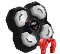 Zahoken Machine de Boxe Musicale pour Enfant - Équipement d'Entraînement Intelligent pour Intérieur | Entraîneur de Frappe Musical Murale | pour Fille Garçon Adolescent Adulte Famille