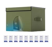 Zahoken Maison Rafraîchissante pour Chat d'Été Portable - Niche Fraîche pour Chiots et Chats à la Maison - Packs De Gel pour Temps Chaud Garage Voyage Balcon Terrasse Chambre Voiture