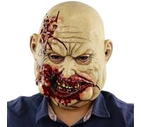 Zahoken Masque De Visage De Jeu De Rôle,Équipement Effrayant Boucher Latex Confortable Pour Role Play - Accessoire Déguisement Fête Halloween Pour Maison Hantée Carnaval - Évasion En Salle Escape Room