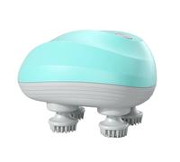 Zahoken Massageur Électrique Pour Cuir Chevelu,Relaxation Anti-Stress Tête - Gommage Nettoyant Sans Fil Portatif Grattoir pour Toute la Famille et Animaux Idéal pour la Douche et le