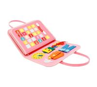 Zahoken Planche d'Éveil Bébé,Jouets Éducatifs en Feutrine,Livre Sensoriel - pour Voyage en Voiture Avion École Maternelle Maison et Famille 3 4 5 6 7 8 Ans