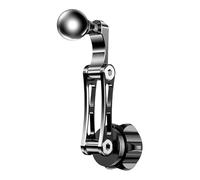 Zahoken Prolongateur de Bras de Fixation à Rotule,Prolongateur de Support GPS 17mm pour Véhicule - Support Téléphone Rotatif pour Voiture Camping-Car Camion Navigation Roadtrip Offroad Taxi