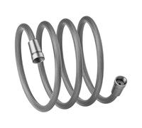 Zahoken Prolongateur de Pommeau de Douche Amovible - Flexible de Douche Main Libre Remplacément - Tresse Expanseur pour Cuisine Extérieure Évier Camping-Car Dorm