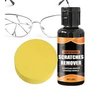 Zahoken Réparateur Rayures Verres Lunettes - Fluide 30g Anti-Jaunissement Lunettes Soleil Éponge | Kit De Nettoyage pour De Soleil,pour Ecran Montre Appareil Photo Pare-Brise Peinture