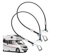 Zahoken Verrou Porte Par Ceinture De Sécurité,Système De Verrouillage De Sécurité Pour Véhicules | Lot De 2 Antivols Pour Voiture - pour Camping SUV Pick-up Véhicules Utilitaires