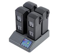 ZahoTse Chargeur de batterie pour DJI Mavic Série 3, chargeur de batterie 4 en 1 pour DJI Mavic 3 Series avec LED, mémoire qui charge trois batteries dans une rangée, accessoires de charge (1126150)