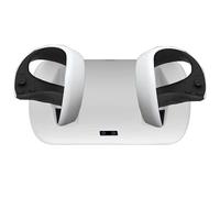 ZahoTse Charging Station for PS VR2 Controller,Fast Charger Dock for Playstation VR2 with LED,Charger Dock/VR Headset Holder PS VR2,White 001