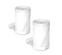 ZahoTse Lot de 2 supports compatibles avec le système WiFi 7 en maille TP Link Deco BE63 / BE65 - Support mural simple et robuste - Support TP Link Deco BE63 / BE65 avec gestion des câbles (blanc)