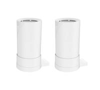 ZahoTse Lot de 2 supports compatibles avec TP Link Deco BE85/BE95 Mesh WiFi 7 System simple et robuste Support mural TP Link Deco BE85/BE95 avec gestion des câbles (blanc, lot de 2)