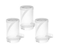 ZahoTse Lot de 3 supports compatibles avec système WiFi 7 en maille TP Link Deco BE75 / BE85 / BE95 - Simple et robuste - Support mural TP Link Deco BE75 / BE85 / BE95 avec gestion des câbles (blanc)