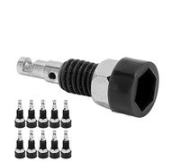 ZAICOLER 10 Pièces Mini 2mm Banane Femelle Jack Connecteur Panneau de Liaison Poste, Panneau Adaptateur Banane Fiable pour Instruments électroniques (Black)