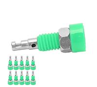 ZAICOLER 10 Pièces Mini 2mm Banane Femelle Jack Connecteur Panneau de Liaison Poste, Panneau Adaptateur Banane Fiable pour Instruments électroniques (Green)