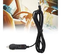 ZAICOLER "2 Pièces Câble de Prise D'alimentation Allume-cigare de Voiture Universel avec Voyant Lumineux 3 Mètres, Connexion Simple et Pratique pour les Produits électriques de Voiture, Enregistreur