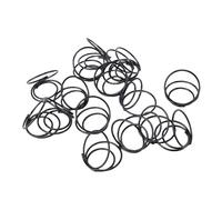 ZAICOLER 50 Pièces Porte-Carte de Place, Forme Ronde Mini Numéro de Table Nom Carte Présentoir Pince Photo en Métal pour Mariage.Chaque Support Est Fait de Fer de qualité, Non Sujet aux (BLACK)