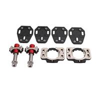ZAICOLER 80MM Pédales de Vélo de Route en Alliage Titane pour Cyclistes Compétitifs Entraînements Trajets Longs 3 Roulements Rotation Douce Verrouillage Automatique Double Face