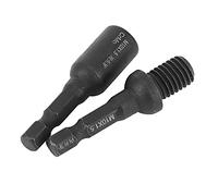 ZAICOLER Adaptateur D'air Durable à Douille à Vis pour écrou à Vis à Double extrémité, Outil de Travail du Bois pour L'installation de Meubles, Matériau en Acier au Chrome-molybdène, Paquet de 6