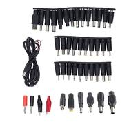 ZAICOLER Adaptateur d'alimentation Universel pour Ordinateur Portable, 45 Pièces, pour la Maintenance de L'ordinateur, Chargeur d'alimentation Secteur Polyvalent pour Dell, 5,5x2,1mm, Cordon Inclus