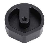 ZAICOLER Adaptateur de Montage sur Trépied en Alliage d'aluminium, Support de Montage sur Toit de Camping-car Robuste avec Connexion Solide, pour Camping-car, Remorque, Yacht, Véhicule de (BLACK)