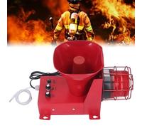 ZAICOLER Alarme de Sirène Industrielle, Voyant Stroboscopique Extérieur étanche 180 DB avec Volume Réglable et 6 Tonalités, pour Les Chantiers de Construction de Mines, Les Ports, (DC24V)