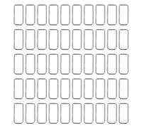 ZAICOLER Assorti, Service Lourd 50pcs Anneaux en Fer Durable pour la Courroie Bricolage (3x38x15mm)