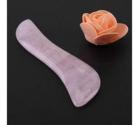 ZAICOLER Baguette de Massage en Cristal de Quartz Rose, Outil de Point D'acupuncture pour le Visage Lisse pour Hommes et Femmes, Outil de Spa en Pierre de Cristal Naturel de 4,5 Pouces